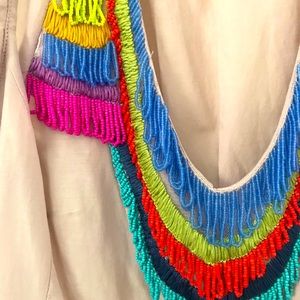 Cotton/ silk blend mauve top